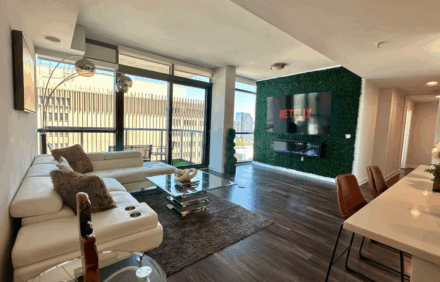 Panoramic Penthouse Views – Two 15ft Balconies